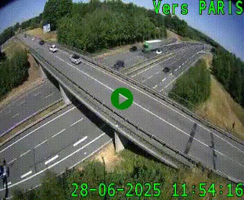 <h2>Clone of Caméra routière sur l'autoroute A20 au nord de Limoges, à la jonction avec la N520. Vue orientée vers Paris</h2>
