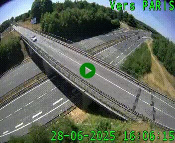 <h2>Clone of Caméra routière sur l'autoroute A20 au nord de Limoges, à la jonction avec la N520. Vue orientée vers Paris</h2>