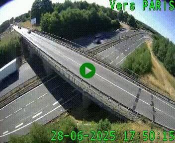 <h2>Clone of Caméra routière sur l'autoroute A20 au nord de Limoges, à la jonction avec la N520. Vue orientée vers Paris</h2>