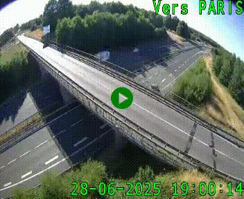 <h2>Clone of Caméra routière sur l'autoroute A20 au nord de Limoges, à la jonction avec la N520. Vue orientée vers Paris</h2>