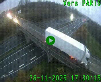 <h2>Clone of Caméra routière sur l'autoroute A20 au nord de Limoges, à la jonction avec la N520. Vue orientée vers Paris</h2>