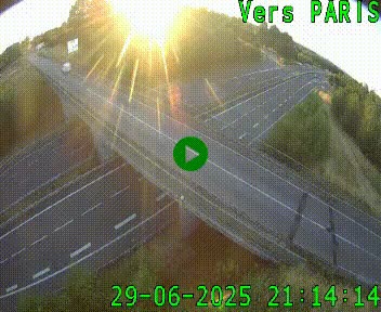 <h2>Clone of Caméra routière sur l'autoroute A20 au nord de Limoges, à la jonction avec la N520. Vue orientée vers Paris</h2>