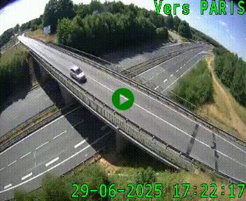 <h2>Clone of Caméra routière sur l'autoroute A20 au nord de Limoges, à la jonction avec la N520. Vue orientée vers Paris</h2>