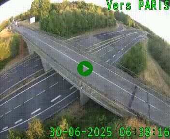 <h2>Clone of Caméra routière sur l'autoroute A20 au nord de Limoges, à la jonction avec la N520. Vue orientée vers Paris</h2>