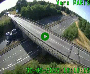 <h2>Clone of Caméra routière sur l'autoroute A20 au nord de Limoges, à la jonction avec la N520. Vue orientée vers Paris</h2>