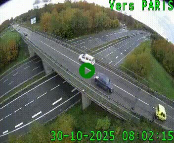 <h2>Clone of Caméra routière sur l'autoroute A20 au nord de Limoges, à la jonction avec la N520. Vue orientée vers Paris</h2>