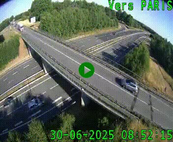 <h2>Clone of Caméra routière sur l'autoroute A20 au nord de Limoges, à la jonction avec la N520. Vue orientée vers Paris</h2>