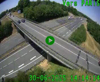 <h2>Clone of Caméra routière sur l'autoroute A20 au nord de Limoges, à la jonction avec la N520. Vue orientée vers Paris</h2>