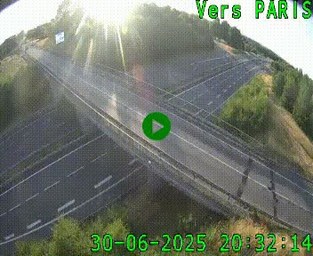 <h2>Clone of Caméra routière sur l'autoroute A20 au nord de Limoges, à la jonction avec la N520. Vue orientée vers Paris</h2>