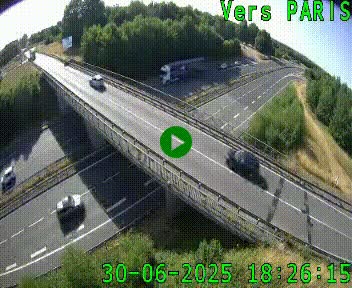 <h2>Clone of Caméra routière sur l'autoroute A20 au nord de Limoges, à la jonction avec la N520. Vue orientée vers Paris</h2>