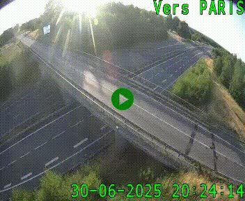 <h2>Clone of Caméra routière sur l'autoroute A20 au nord de Limoges, à la jonction avec la N520. Vue orientée vers Paris</h2>