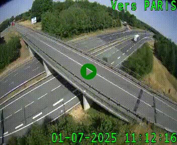 <h2>Clone of Caméra routière sur l'autoroute A20 au nord de Limoges, à la jonction avec la N520. Vue orientée vers Paris</h2>
