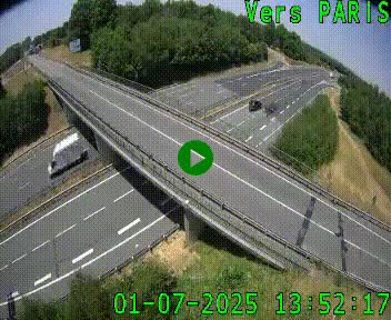 <h2>Clone of Caméra routière sur l'autoroute A20 au nord de Limoges, à la jonction avec la N520. Vue orientée vers Paris</h2>