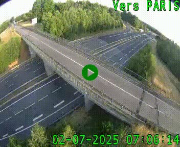 <h2>Clone of Caméra routière sur l'autoroute A20 au nord de Limoges, à la jonction avec la N520. Vue orientée vers Paris</h2>
