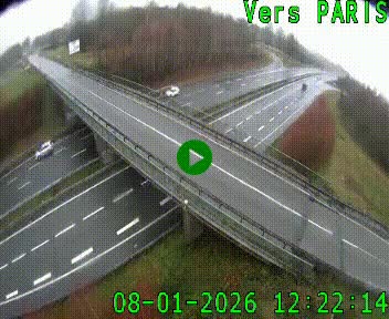 <h2>Clone of Caméra routière sur l'autoroute A20 au nord de Limoges, à la jonction avec la N520. Vue orientée vers Paris</h2>