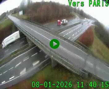 <h2>Clone of Caméra routière sur l'autoroute A20 au nord de Limoges, à la jonction avec la N520. Vue orientée vers Paris</h2>