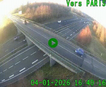 <h2>Clone of Caméra routière sur l'autoroute A20 au nord de Limoges, à la jonction avec la N520. Vue orientée vers Paris</h2>