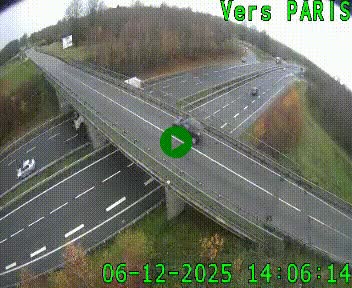 <h2>Clone of Caméra routière sur l'autoroute A20 au nord de Limoges, à la jonction avec la N520. Vue orientée vers Paris</h2>