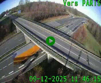 <h2>Clone of Caméra routière sur l'autoroute A20 au nord de Limoges, à la jonction avec la N520. Vue orientée vers Paris</h2>