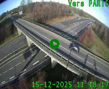 <h2>Clone of Caméra routière sur l'autoroute A20 au nord de Limoges, à la jonction avec la N520. Vue orientée vers Paris</h2>