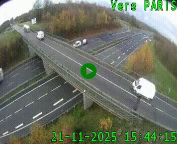 <h2>Clone of Caméra routière sur l'autoroute A20 au nord de Limoges, à la jonction avec la N520. Vue orientée vers Paris</h2>