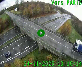 <h2>Clone of Caméra routière sur l'autoroute A20 au nord de Limoges, à la jonction avec la N520. Vue orientée vers Paris</h2>