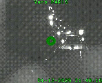 <h2>Caméra routière sur l'autoroute A20 à Bessines-sur-Gartempe. Vue orientée vers Paris</h2>