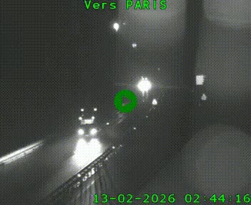 <h2>Caméra routière sur l'autoroute A20 à Bessines-sur-Gartempe. Vue orientée vers Paris</h2>