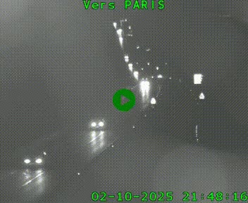 <h2>Caméra routière sur l'autoroute A20 à Bessines-sur-Gartempe. Vue orientée vers Paris</h2>