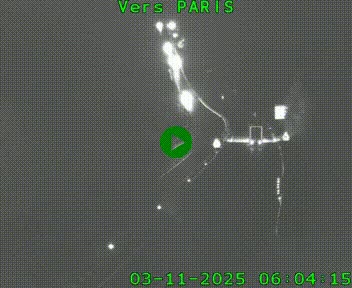 <h2>Caméra routière sur l'autoroute A20 à Bessines-sur-Gartempe. Vue orientée vers Paris</h2>