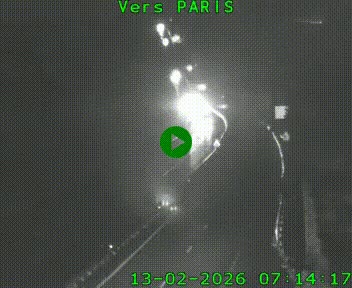 <h2>Caméra routière sur l'autoroute A20 à Bessines-sur-Gartempe. Vue orientée vers Paris</h2>