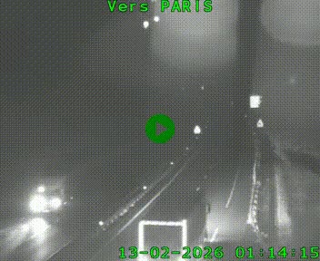 <h2>Caméra routière sur l'autoroute A20 à Bessines-sur-Gartempe. Vue orientée vers Paris</h2>