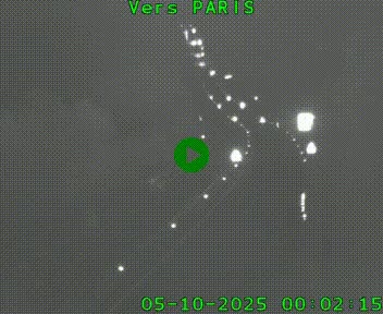 <h2>Caméra routière sur l'autoroute A20 à Bessines-sur-Gartempe. Vue orientée vers Paris</h2>