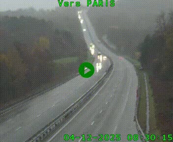 <h2>Caméra routière sur l'autoroute A20 à Bessines-sur-Gartempe. Vue orientée vers Paris</h2>
