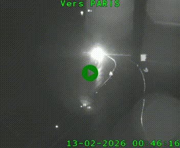 <h2>Caméra routière sur l'autoroute A20 à Bessines-sur-Gartempe. Vue orientée vers Paris</h2>