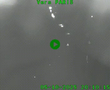 <h2>Caméra routière sur l'autoroute A20 à Bessines-sur-Gartempe. Vue orientée vers Paris</h2>