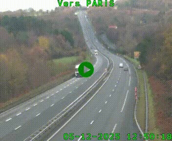 <h2>Caméra routière sur l'autoroute A20 à Bessines-sur-Gartempe. Vue orientée vers Paris</h2>
