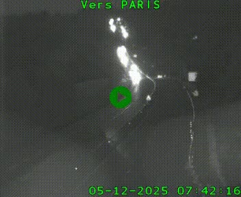 <h2>Caméra routière sur l'autoroute A20 à Bessines-sur-Gartempe. Vue orientée vers Paris</h2>