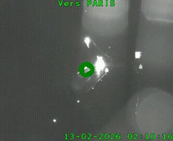 <h2>Caméra routière sur l'autoroute A20 à Bessines-sur-Gartempe. Vue orientée vers Paris</h2>