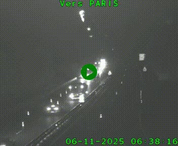 <h2>Caméra routière sur l'autoroute A20 à Bessines-sur-Gartempe. Vue orientée vers Paris</h2>