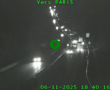 <h2>Caméra routière sur l'autoroute A20 à Bessines-sur-Gartempe. Vue orientée vers Paris</h2>
