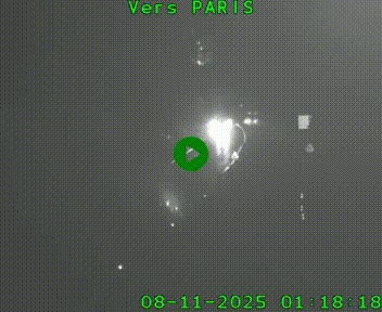 <h2>Caméra routière sur l'autoroute A20 à Bessines-sur-Gartempe. Vue orientée vers Paris</h2>