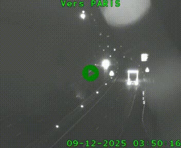 <h2>Caméra routière sur l'autoroute A20 à Bessines-sur-Gartempe. Vue orientée vers Paris</h2>