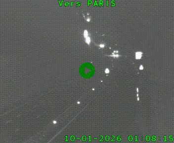 <h2>Caméra routière sur l'autoroute A20 à Bessines-sur-Gartempe. Vue orientée vers Paris</h2>