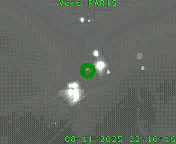 <h2>Caméra routière sur l'autoroute A20 à Bessines-sur-Gartempe. Vue orientée vers Paris</h2>