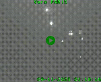 <h2>Caméra routière sur l'autoroute A20 à Bessines-sur-Gartempe. Vue orientée vers Paris</h2>