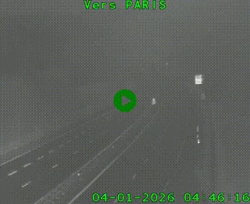 <h2>Caméra routière sur l'autoroute A20 à Bessines-sur-Gartempe. Vue orientée vers Paris</h2>