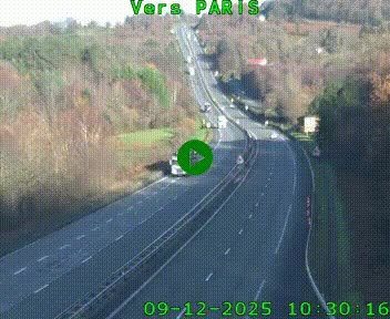 <h2>Caméra routière sur l'autoroute A20 à Bessines-sur-Gartempe. Vue orientée vers Paris</h2>