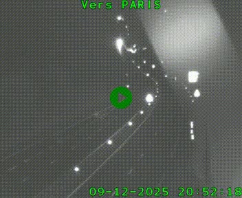 <h2>Caméra routière sur l'autoroute A20 à Bessines-sur-Gartempe. Vue orientée vers Paris</h2>