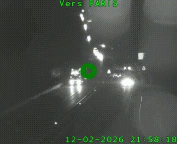 <h2>Caméra routière sur l'autoroute A20 à Bessines-sur-Gartempe. Vue orientée vers Paris</h2>